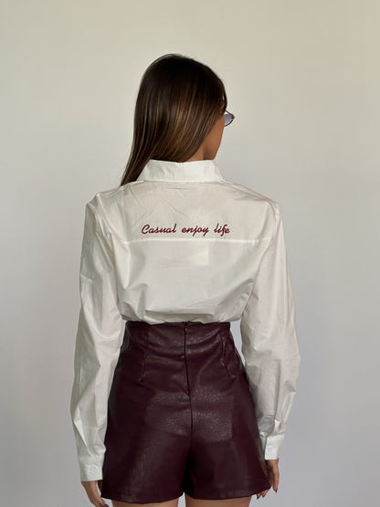 Оувърсайз риза Heart със сърце