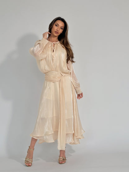 Сатенена рокля Carmella