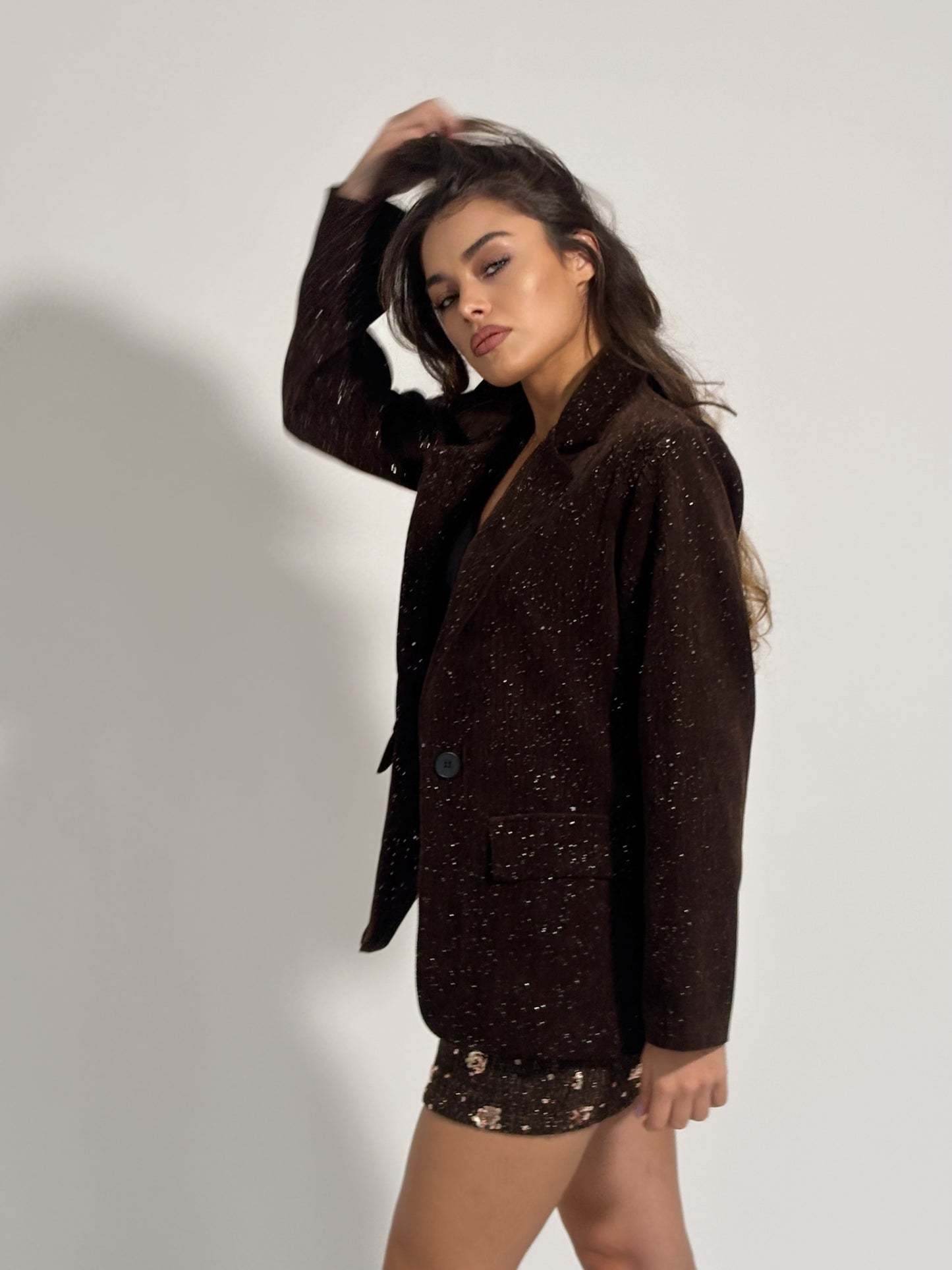 Блейзър с лъскав ефект Levina