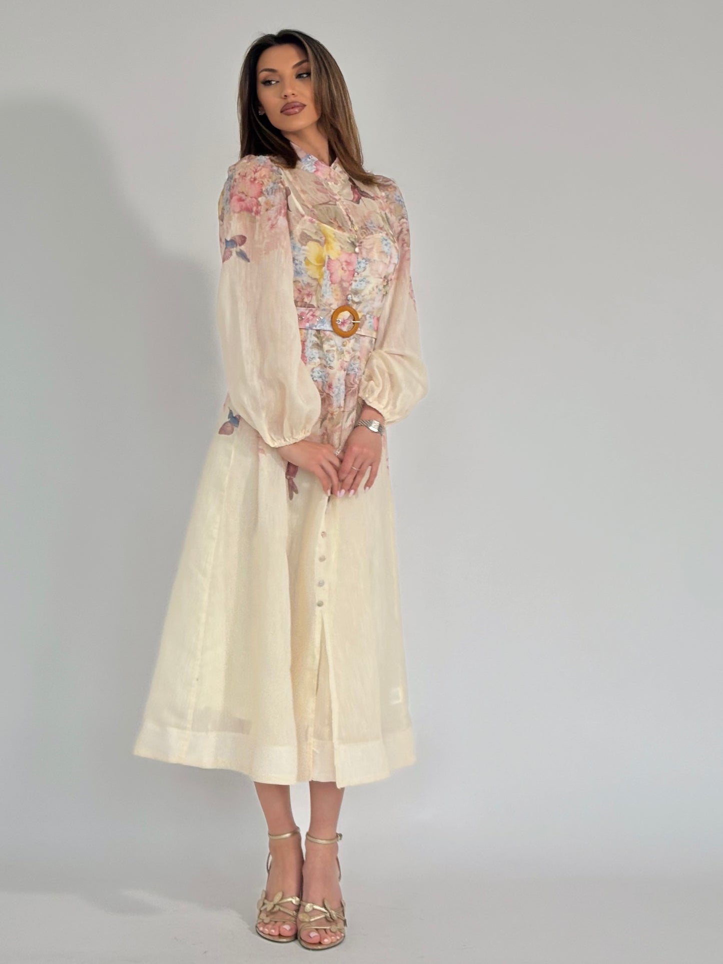 Рокля Rosie с флорални мотиви