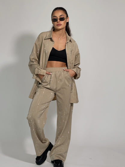 Сатенен комплект Riata с камъни