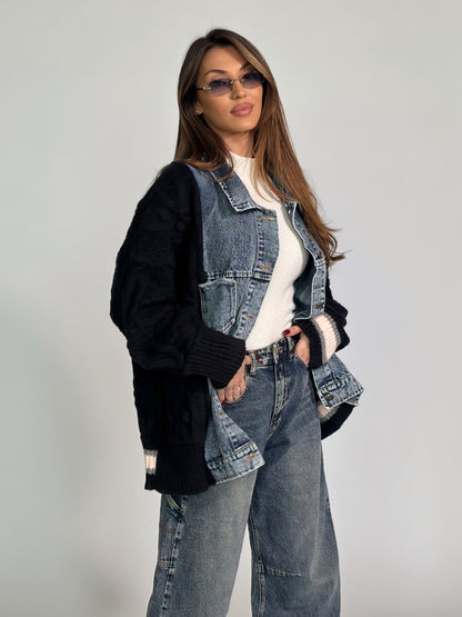 Жилетка с дънкови елементи Verina