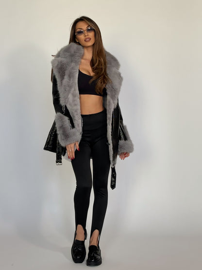 Яке Leila от лак с пух