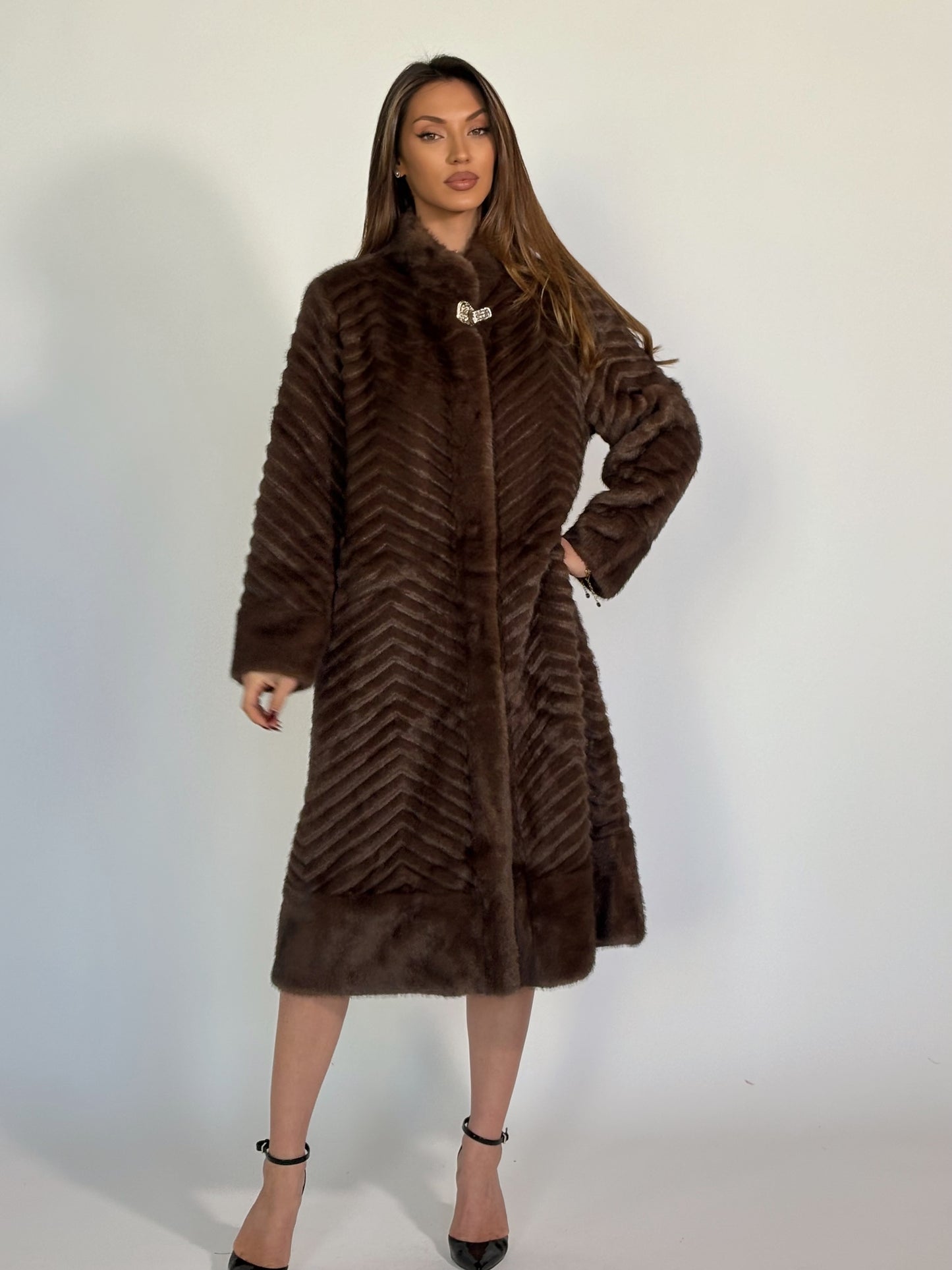 Палто от косъм Verona