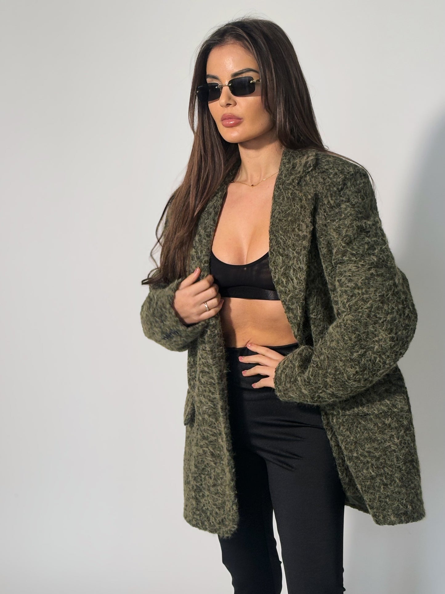 Блейзър Cocona от плътна материя