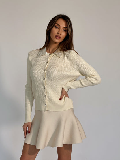 Жилетка Dorian с подвижна яка от мъниста