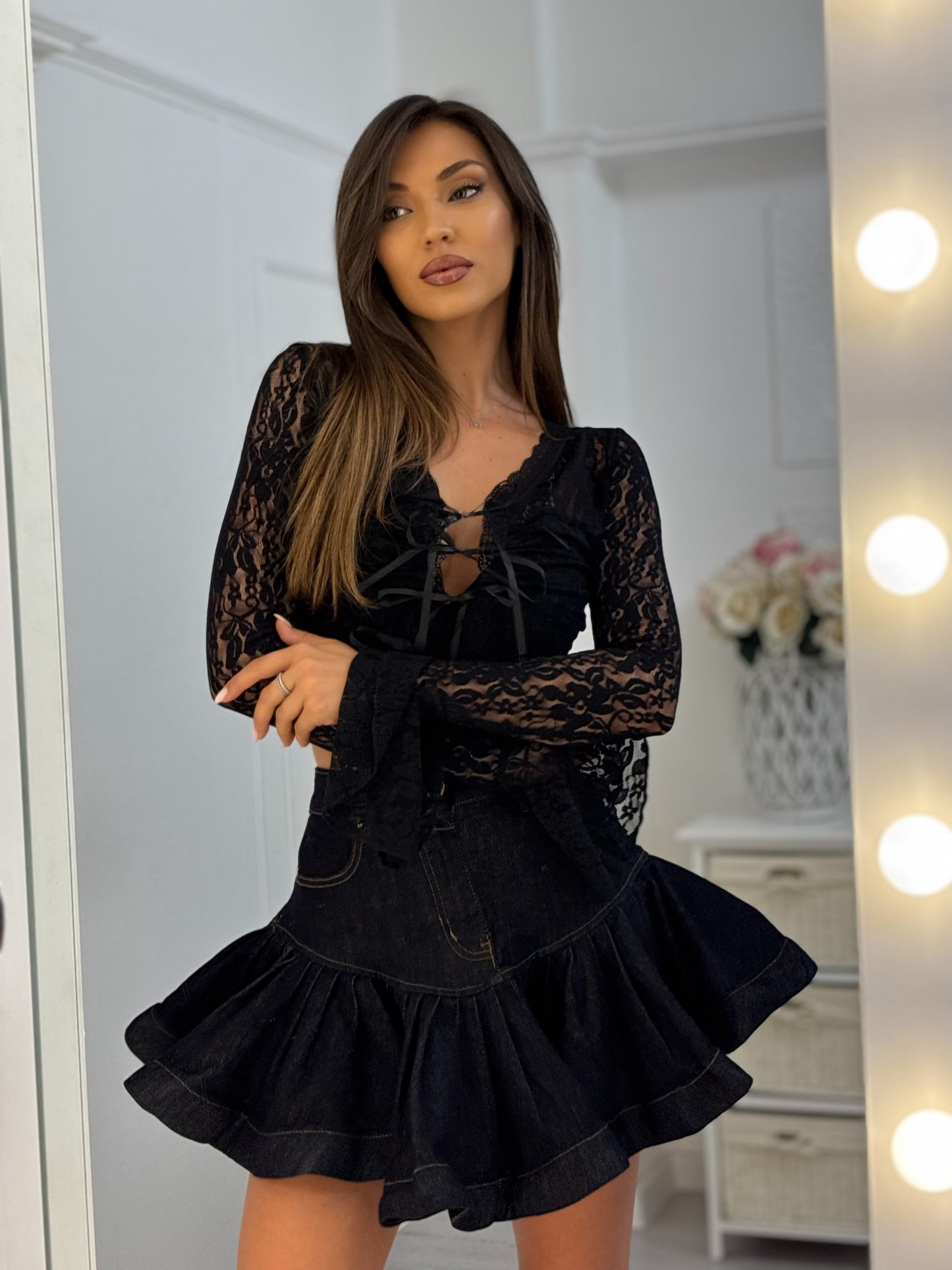 Дантелена блуза Vall