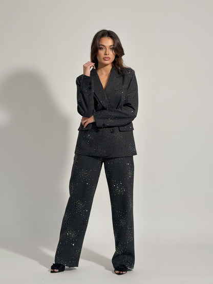 Костюм Viola с камъни и вълна