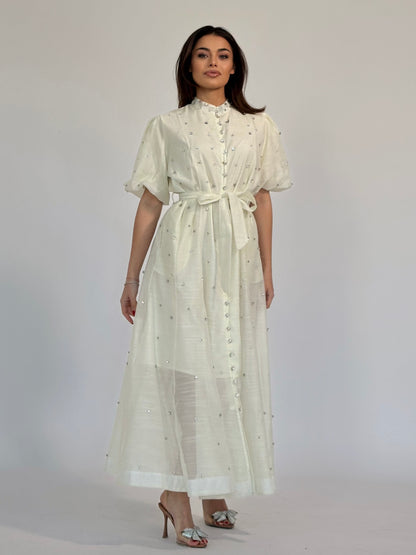 Rochie Carmen cu pietre