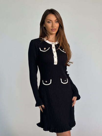 Рокля Relina от фино плетиво