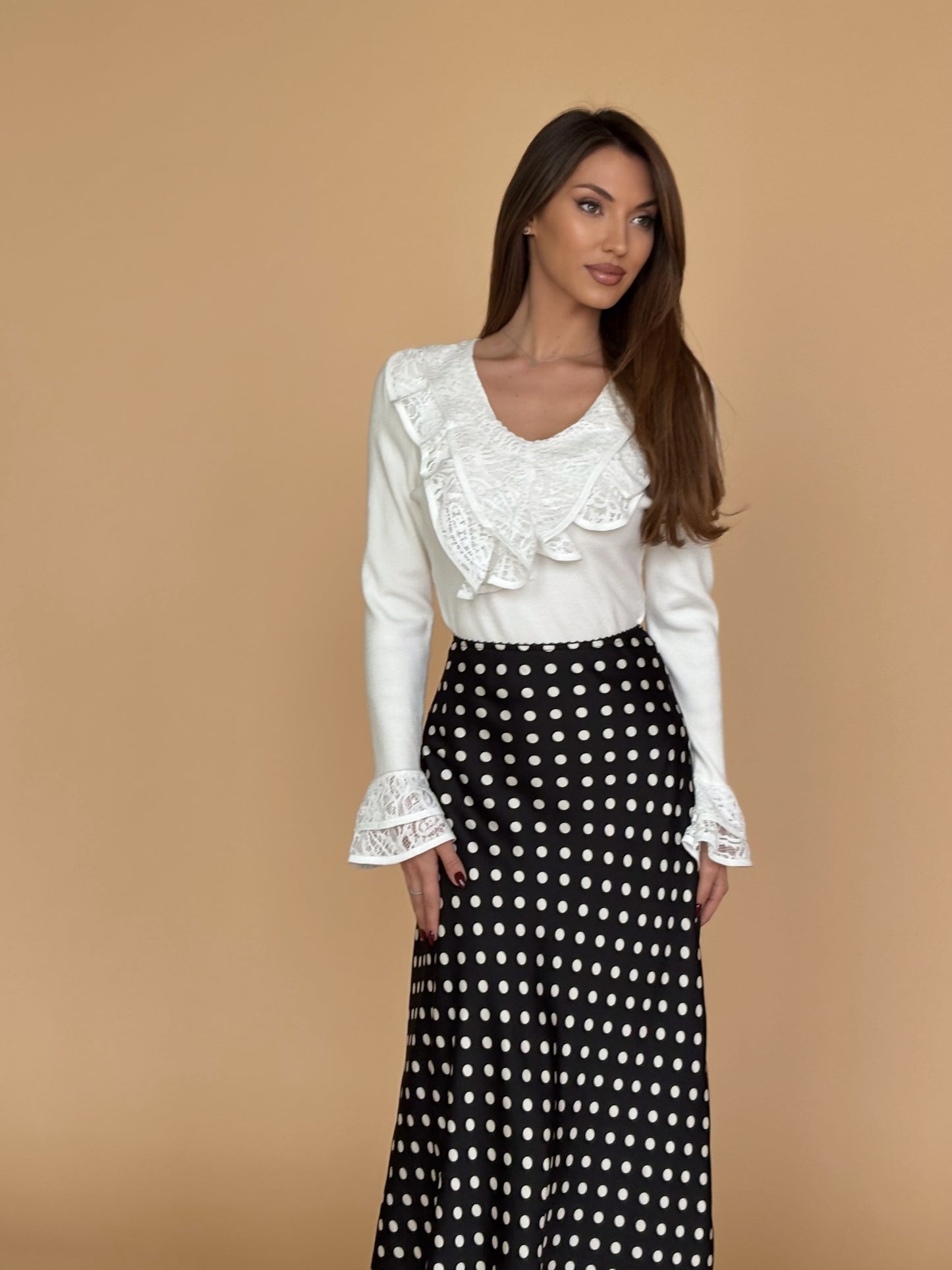 Блуза Vella с дантела