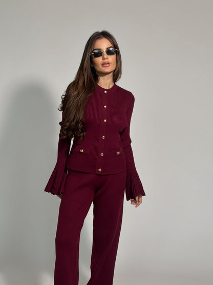 Комплект Valla от плътно рипсено плетиво