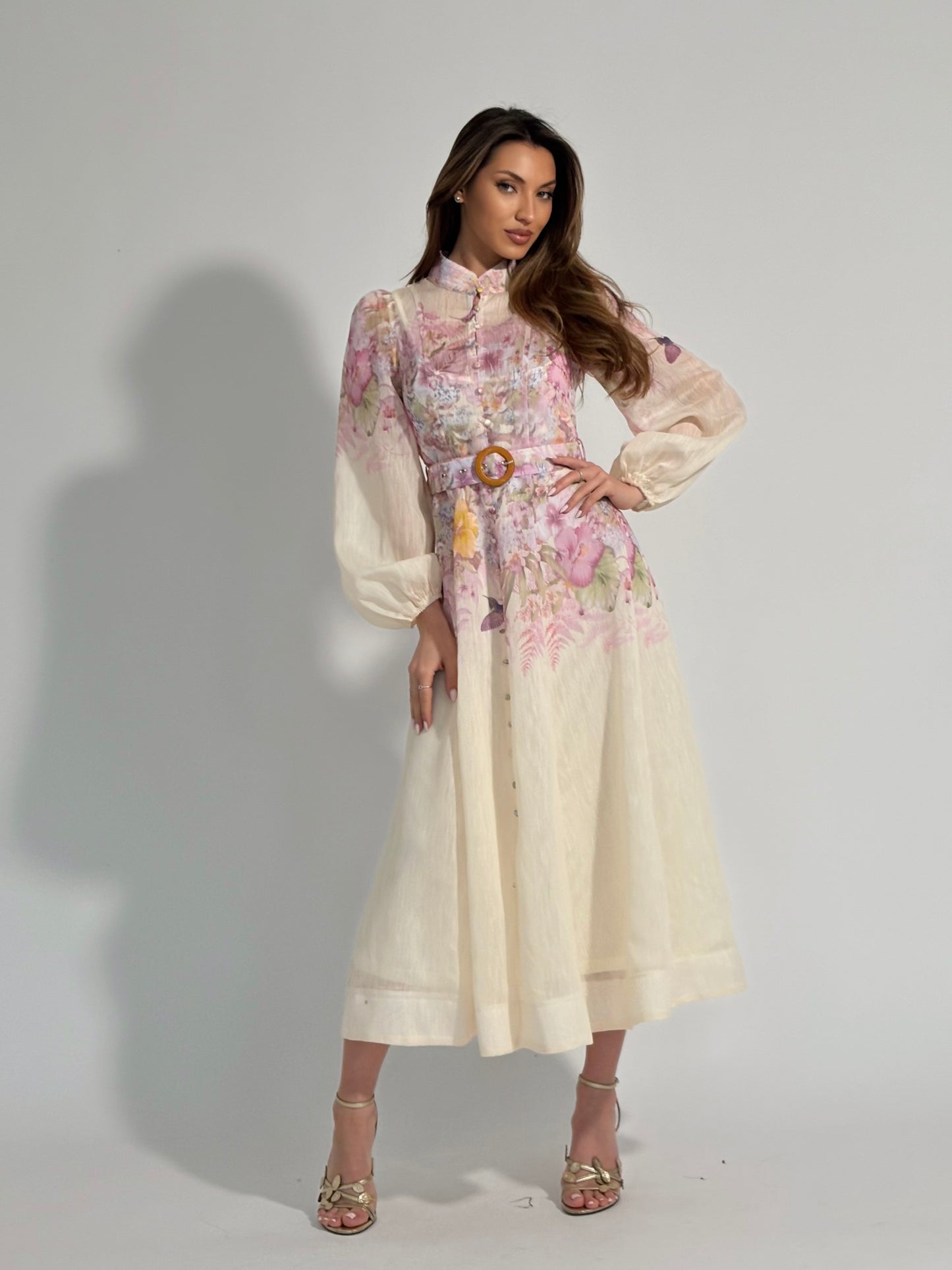 Рокля Rosie с флорални мотиви