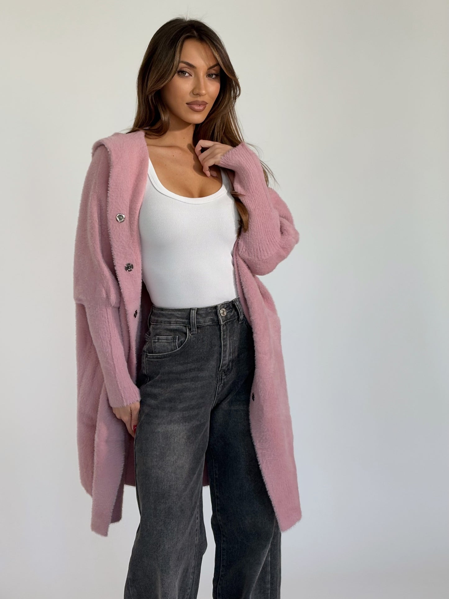 Палто тип жилетка Rose