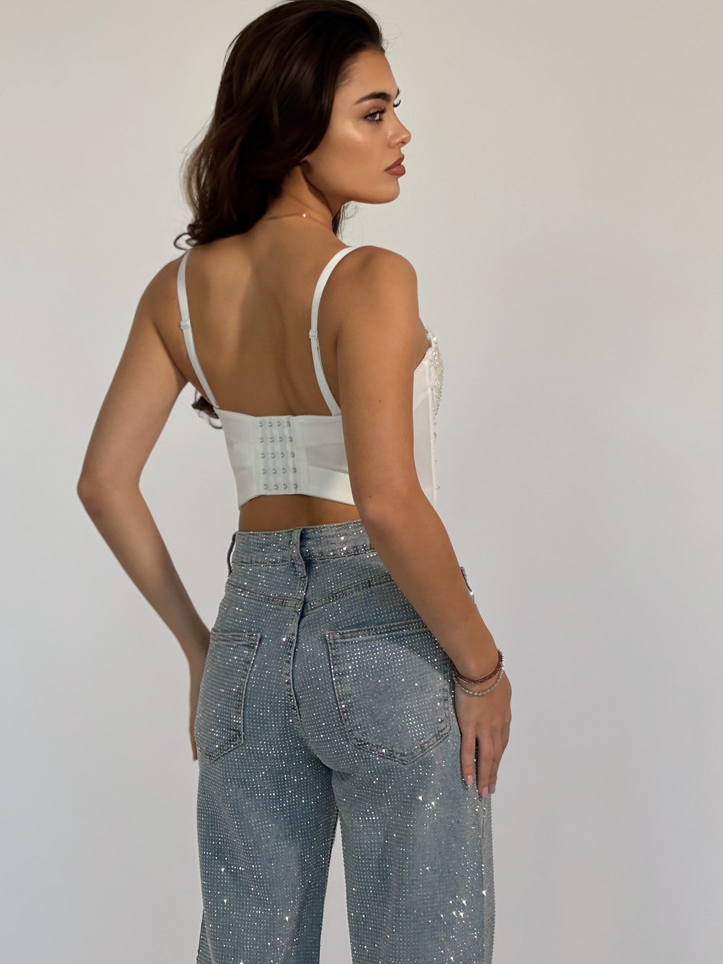 Бюстие Starts с кристали