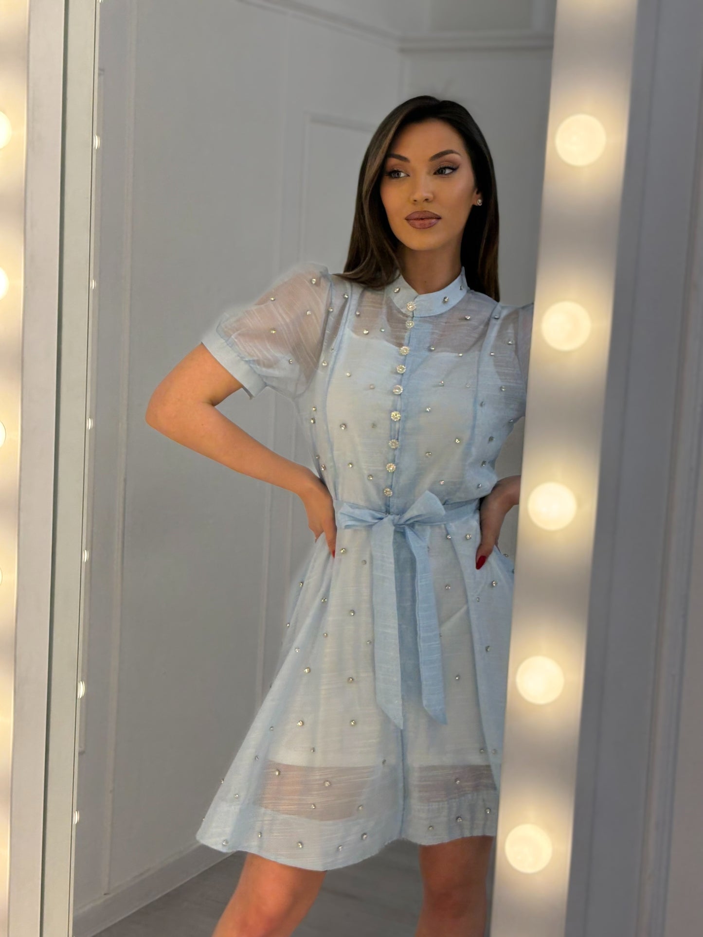 Рокля Diamond с камъни