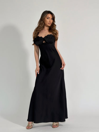 Сатенена рокля Dolchena