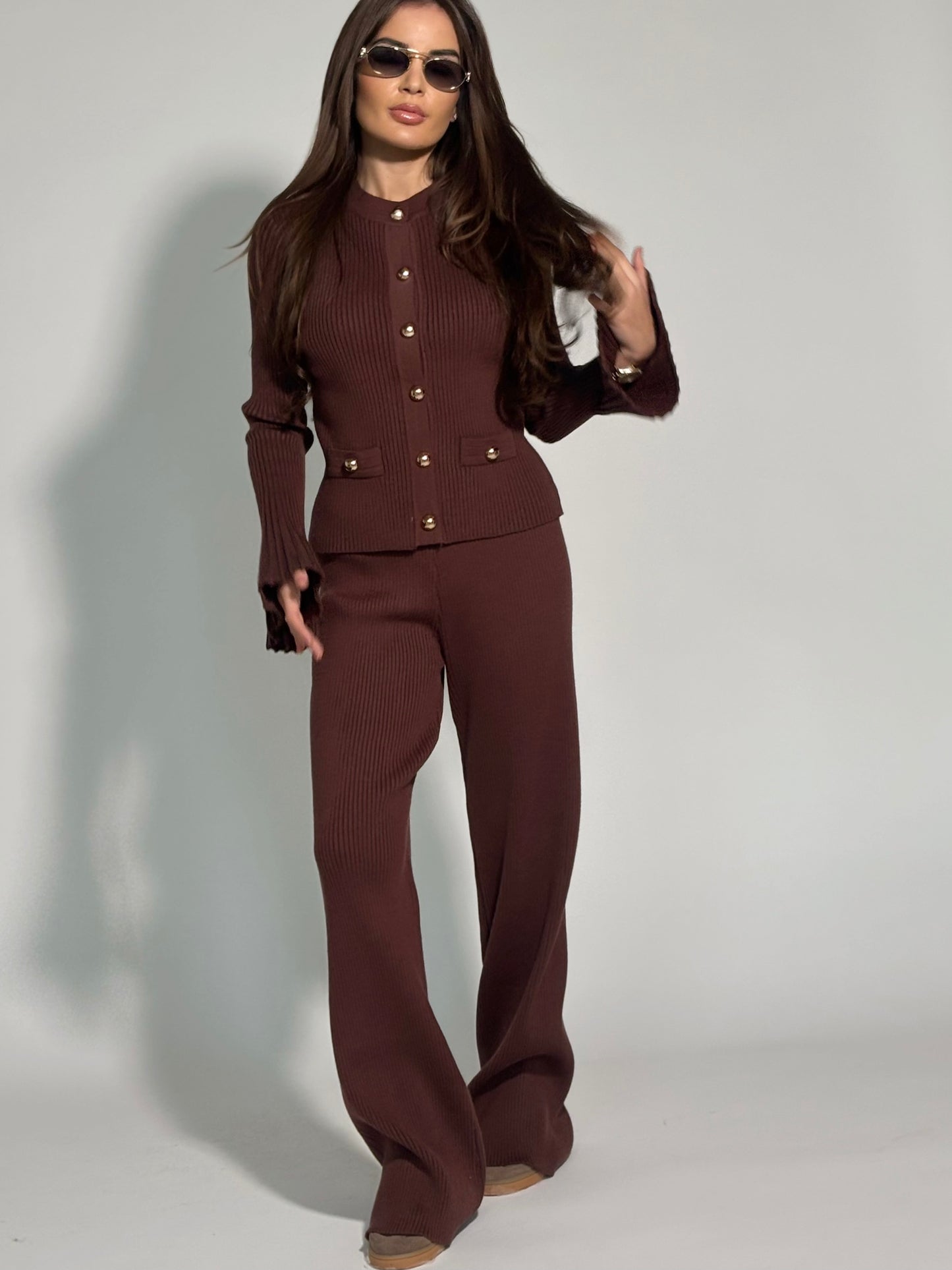 Комплект Valla от плътно рипсено плетиво