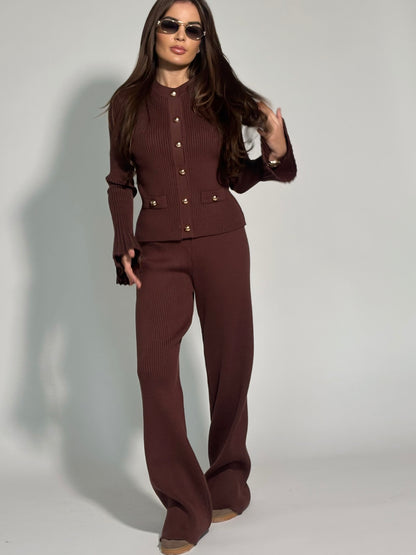 Комплект Valla от плътно рипсено плетиво