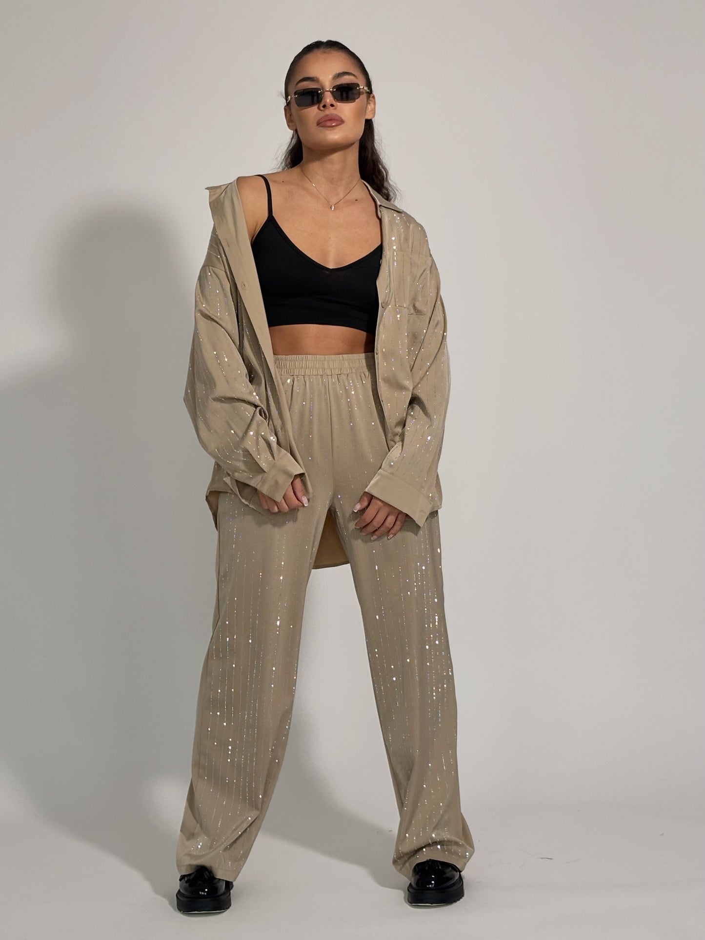 Сатенен комплект Riata с камъни