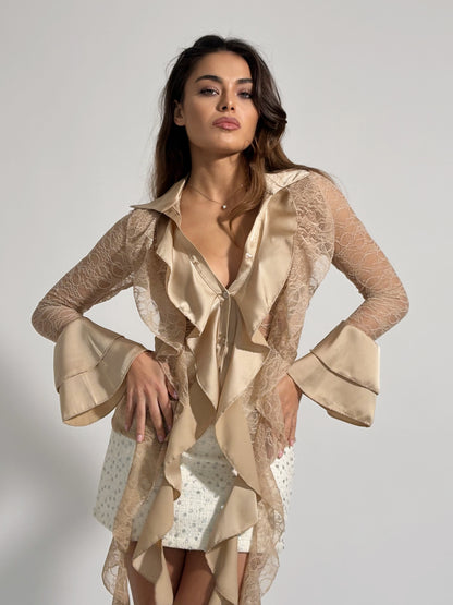 Дантелена риза Mirina