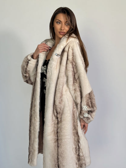 Палто с косъм Carolina