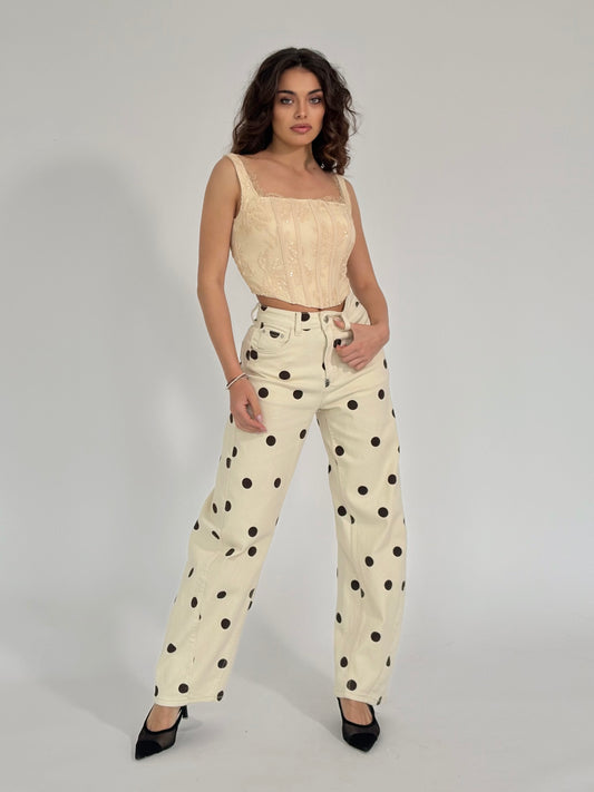 Дънки на точки Polka Dots