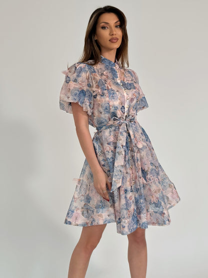 Greta dress with 3D elements