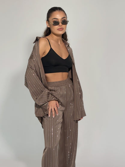 Сатенен комплект Riata с камъни