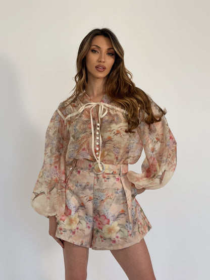 Комплект Sesila с флорални мотиви