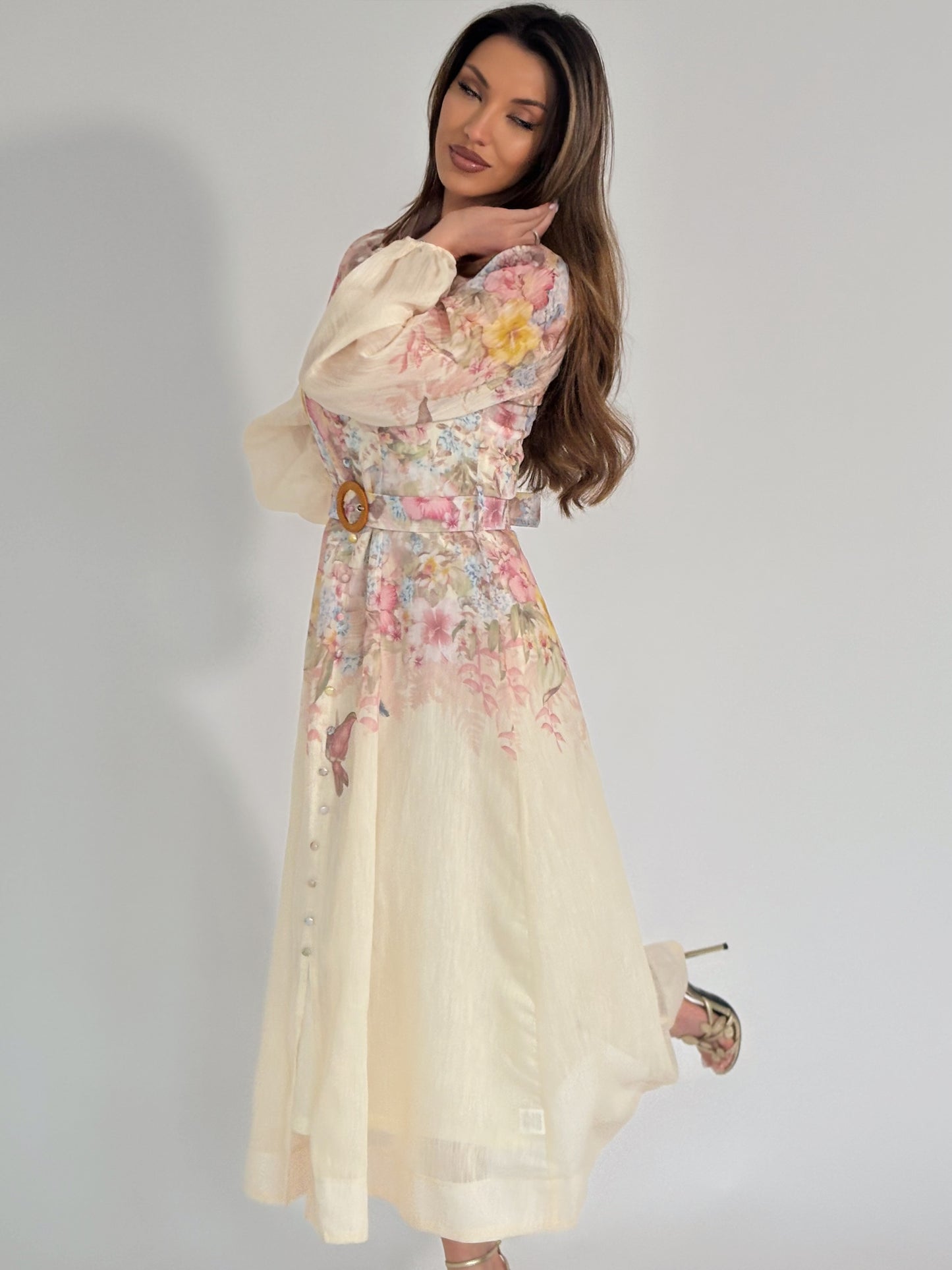 Рокля Rosie с флорални мотиви