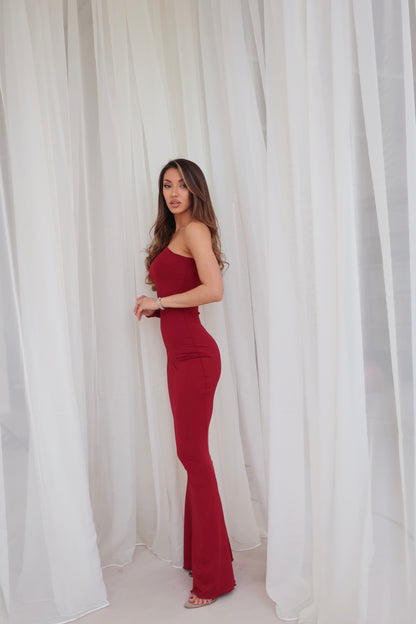 Рокля ISALINE с едно рамо