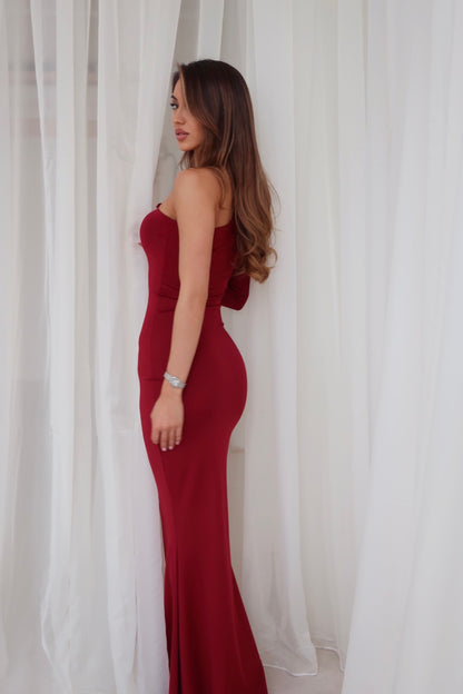 Рокля ISALINE с едно рамо